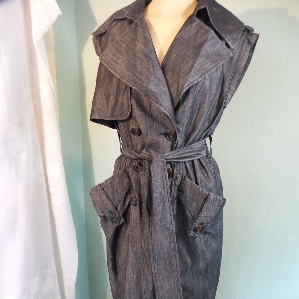BCBGEneration  black women denim  dress  Siz  S